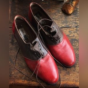 Vintage Vittorio Ricci Two Tone Oxfords 10 1/2 3E